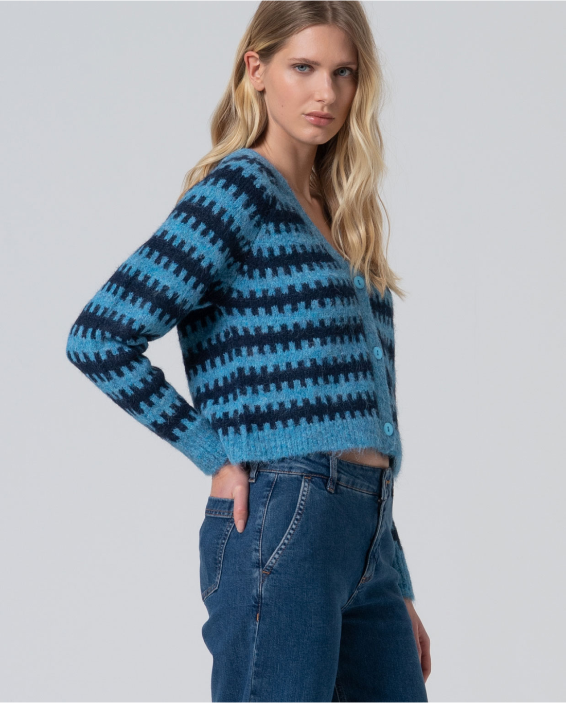 Pantalón Vaquero Corte Recto Color Índigo de Surkana - Imagen 2