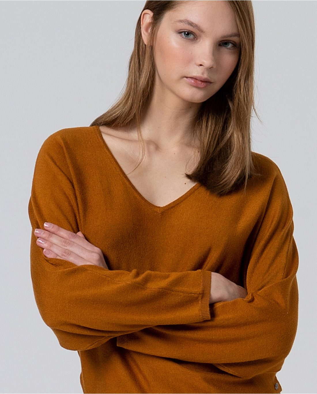 Jersey Ancho Manga Japonesa Ocre de Surkana - Imagen 2