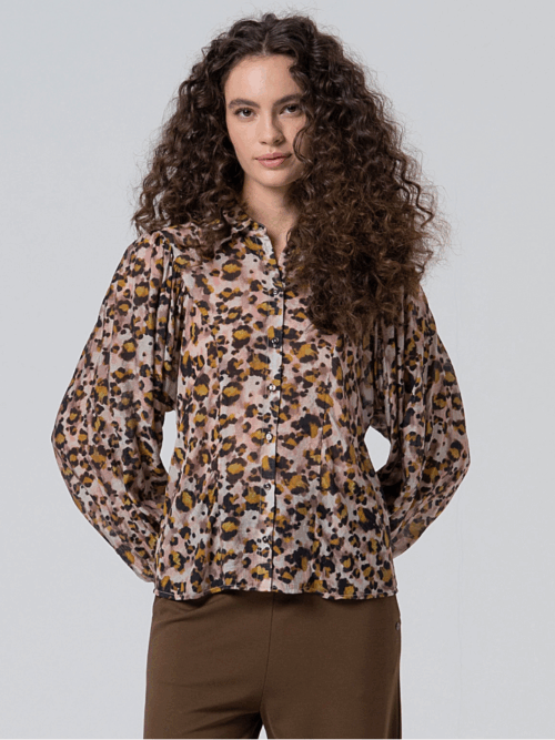 Camisa Estampado Leopardo de Surkana