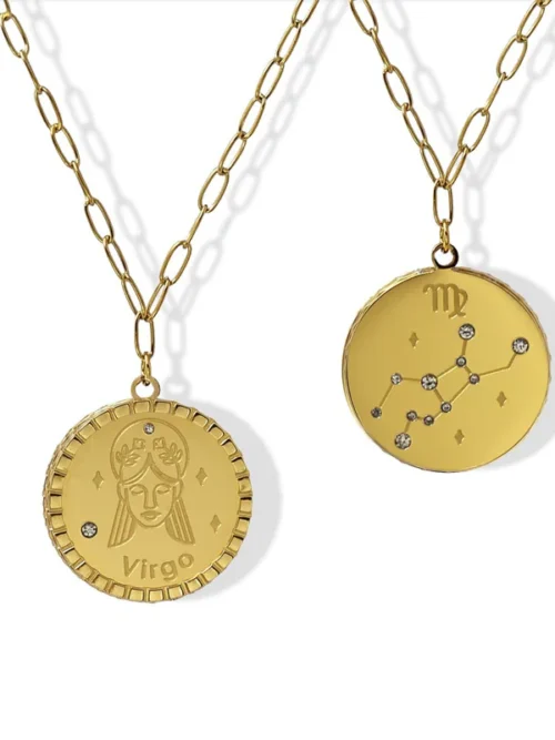 Collar Signo Zodiaco Virgo de Anartxy