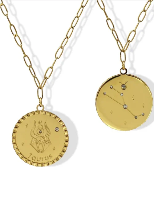 Collar Signo Zodiaco Tauro de Anartxy